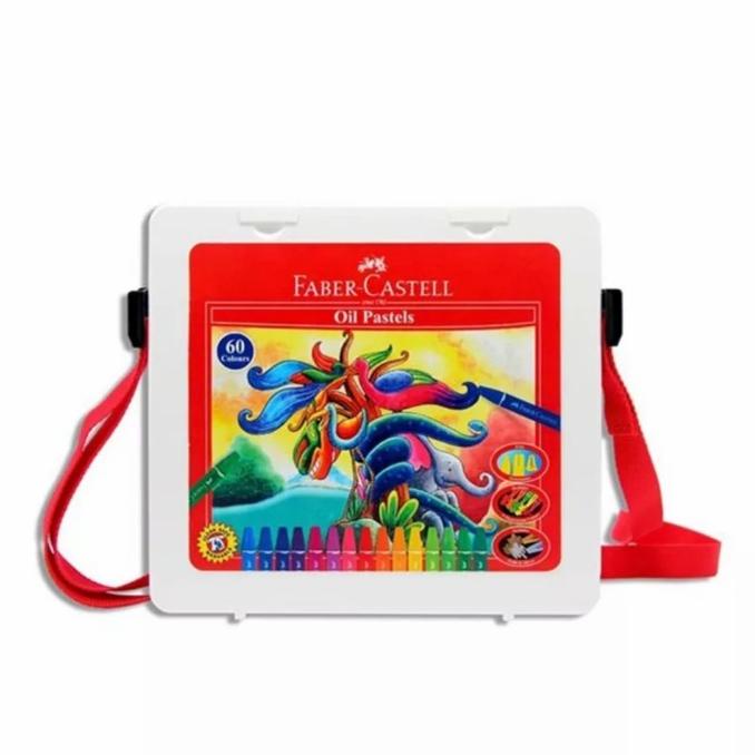 

FABER-CASTELL Hexagonal Oil Pastel 60 Pcs Plastic Bag 120100DVD