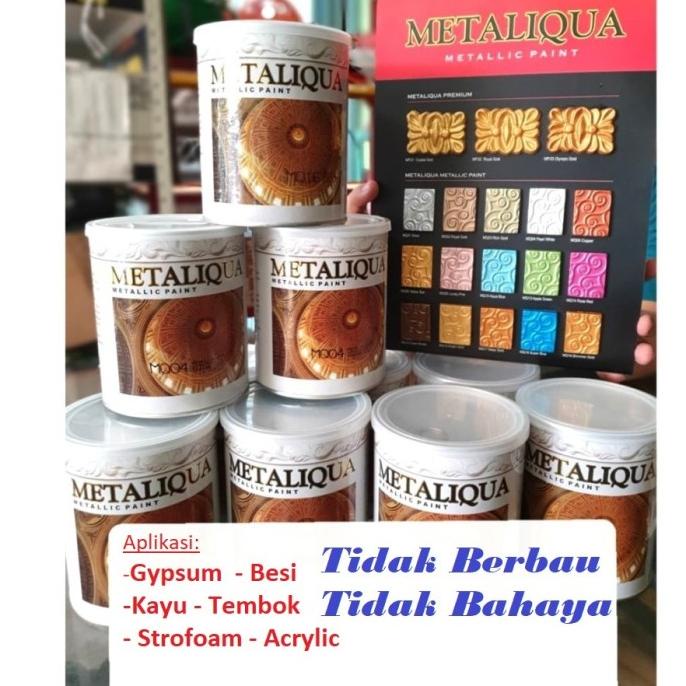 

CAT METALIC METALIQUA (750cc) Ready Semua WARNA