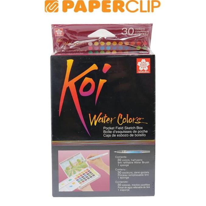 

WATER COLOR SET XNCW30N KOI SAKURA 30 COLOR