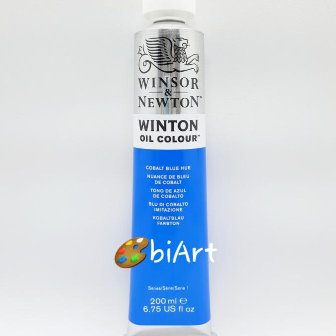 

Cat Minyak Winton Oil Colour 200 ml Cobalt Blue Hue Winsor & Newton