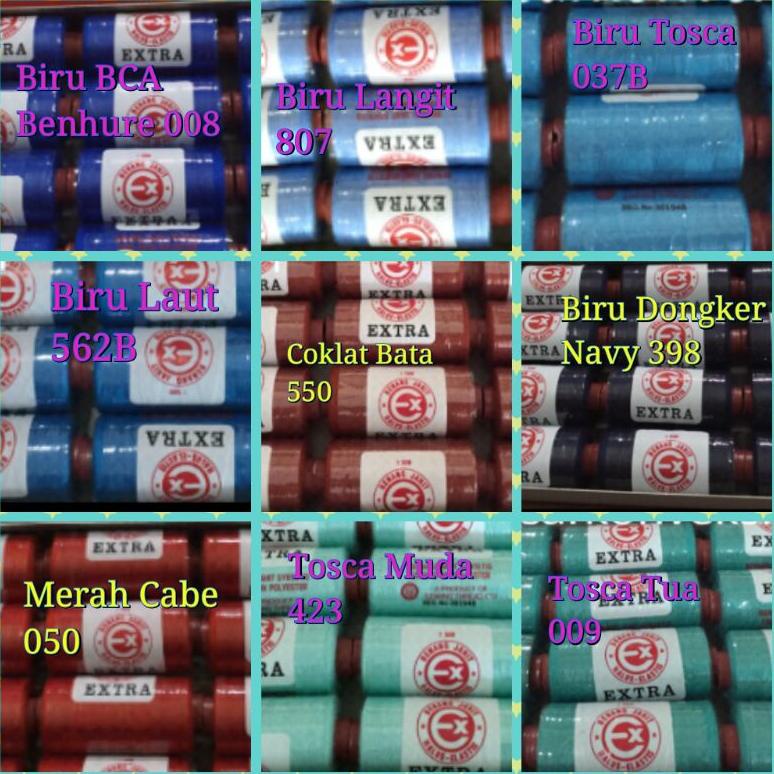 Limited Bisa Cod Katalog 3 Benang Jahit Extra 500 Yards