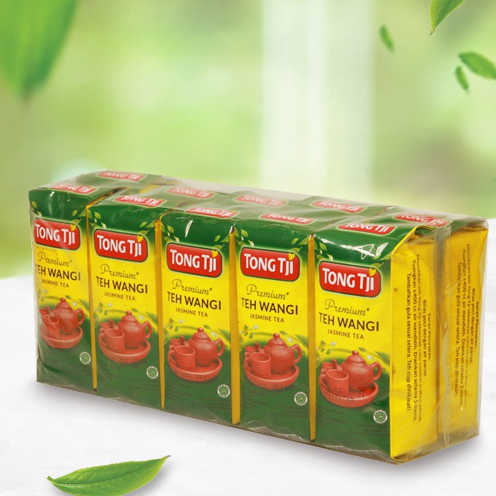 

BFRS3995㊪ Tong Tji Premium Jasmine Tea ( Teh Seduh ) Per slop ( 10pack isi 50gram ) ㊣