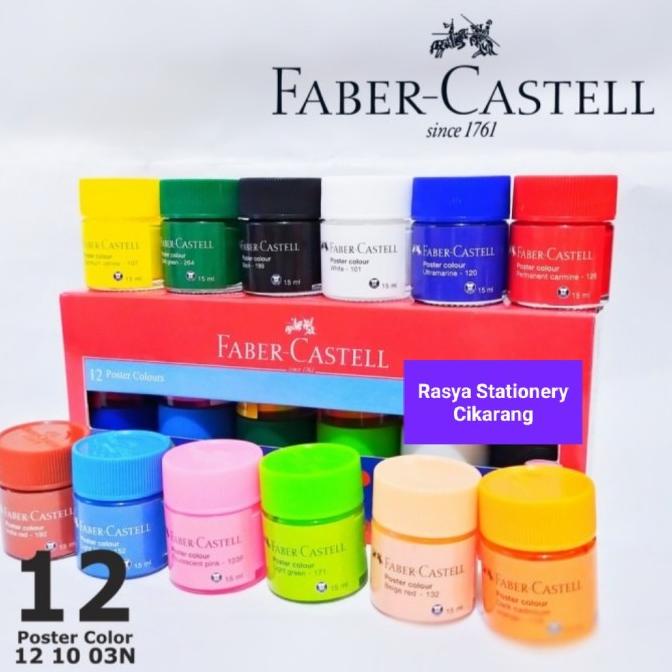 

Faber - Castell Poster Colour set 12 Warna