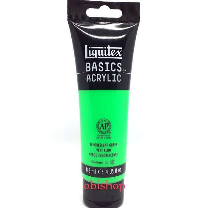 

Cat Akrilik Liquitex Basics Acrylic 118 ml Fluorescent Green