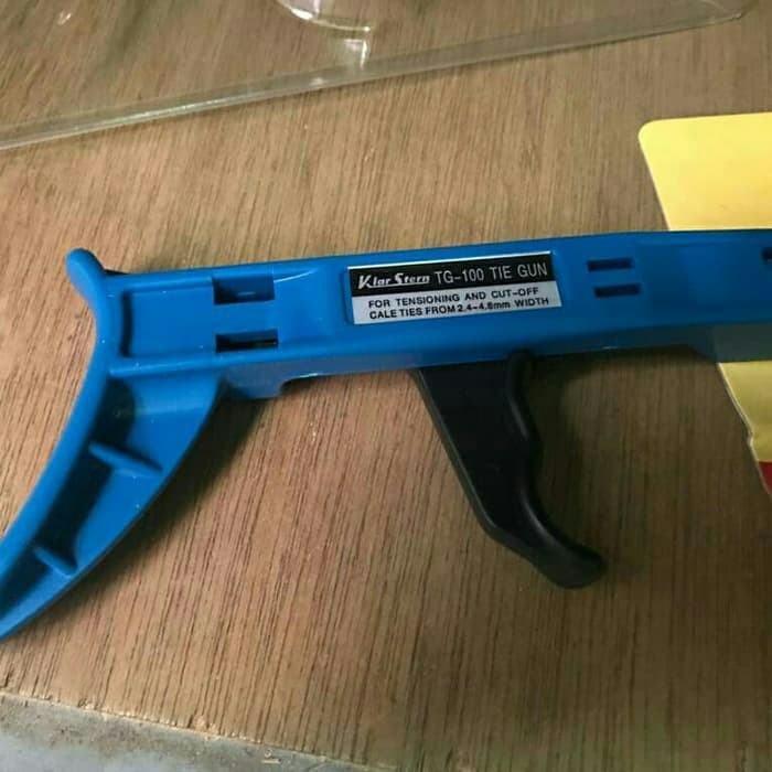 

TIE GUN PLASTIK TG-100 CABLE TIE FASTEN TOOL