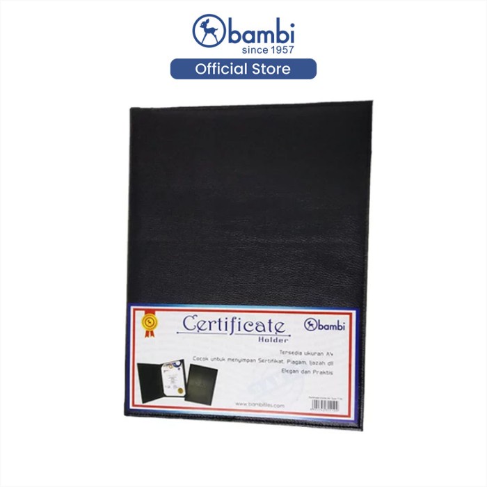 

Terlaris Rak Sertificate Holder A4 - Black - 7100