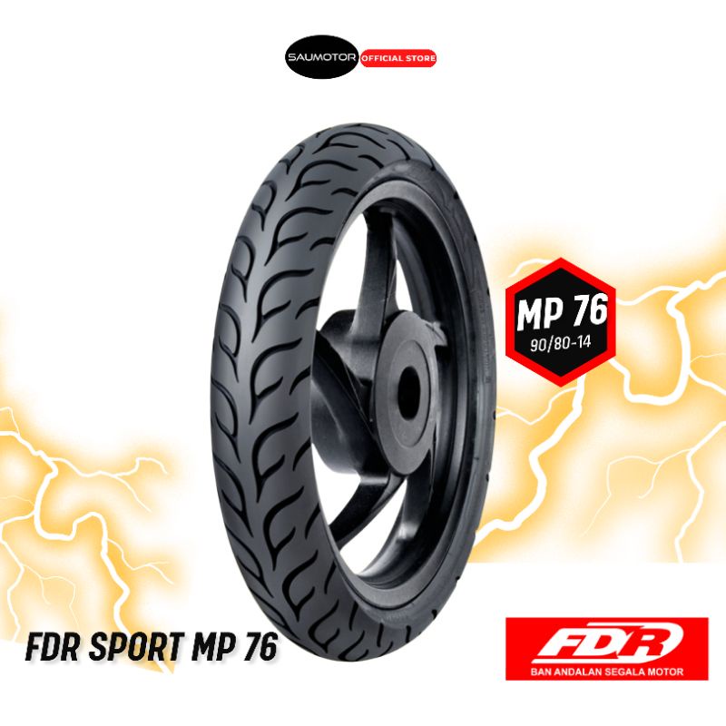 FDR Sport Mp76 Tubeless 90/80-17 Soft Ban motor racing Ban MP 76