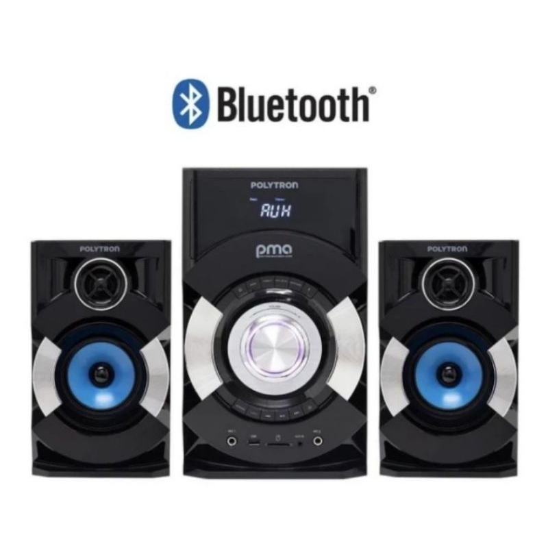 SPEAKER AKTIF POLYTRON PMA 9507 FM RADIO BLUETOOTH 100% ORI