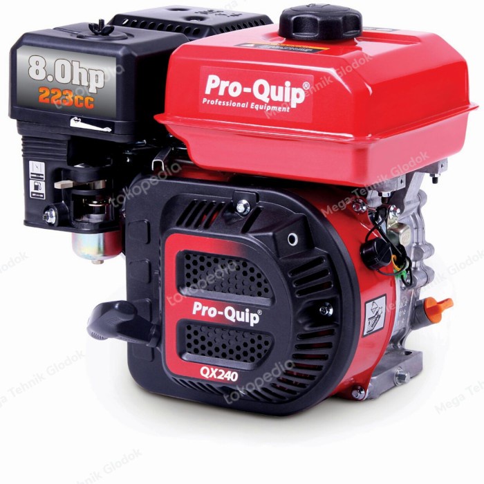 Terlaris Mesin Penggerak Pro Quip Qx 240 Mesin Duduk Bensin 8Hp