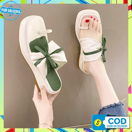Sandal Wanita Kekinian 2023 Simple Elegan Korean Style Hak Tinggi Wisuda Perempuan Haktahu Dewasa Re