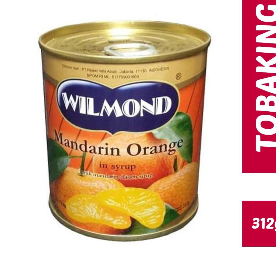 

[KODE PRODUK IS8FQ8050] Wilmond Mandarin Orange in Syrup 312gr / Buah Jeruk Mandarin Kaleng