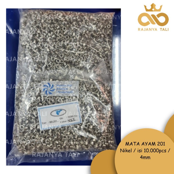 

Terlaris Mata Ayam 201 Nikel / Isi 10.000Pcs / 4Mm