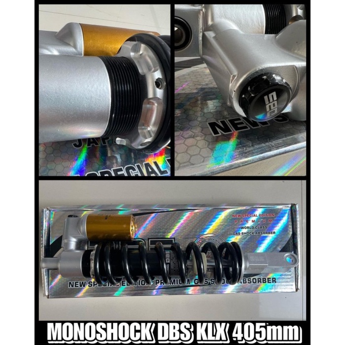 MONOSHOCK KLX MERK DBS 405MM SHOCK BELAKANG KLX GOLD