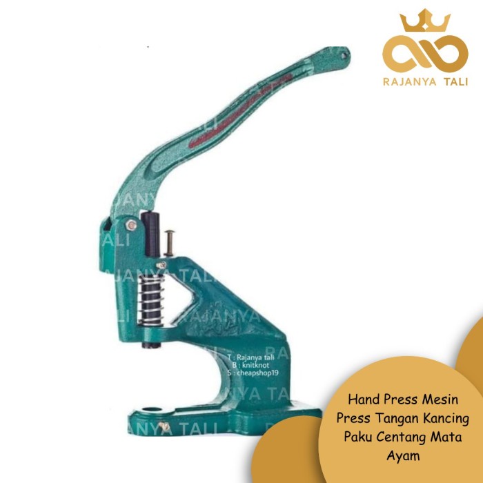 

Terlaris Hand Press Mesin Press Tangan Kancing Paku Centang Mata Ayam