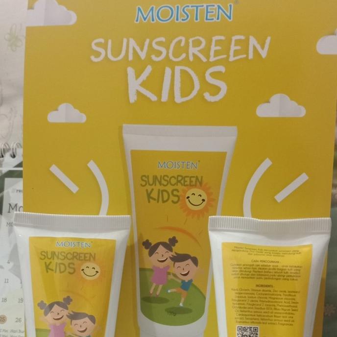 Sunscreen Kids Moisten Proderma, Original Berkualitas