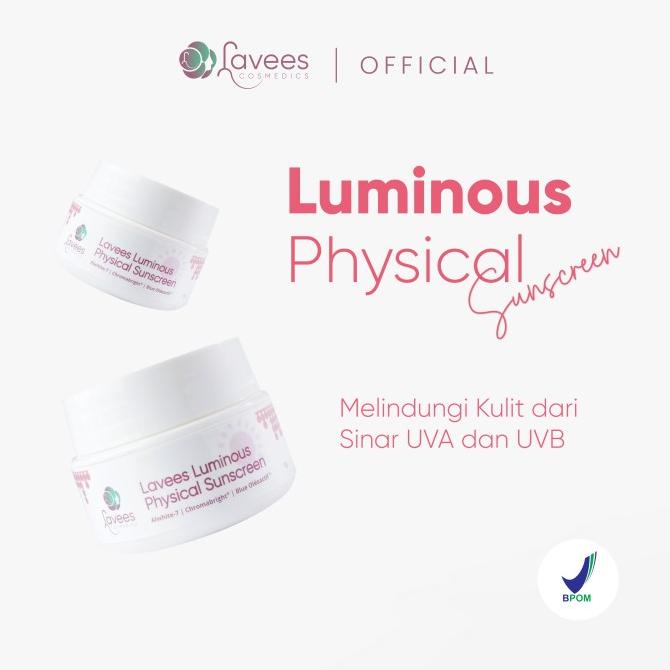 Lavees Cosmedics Luminous Physical Sunscreen With Pa++++ And Spf 50 Limited Edition
