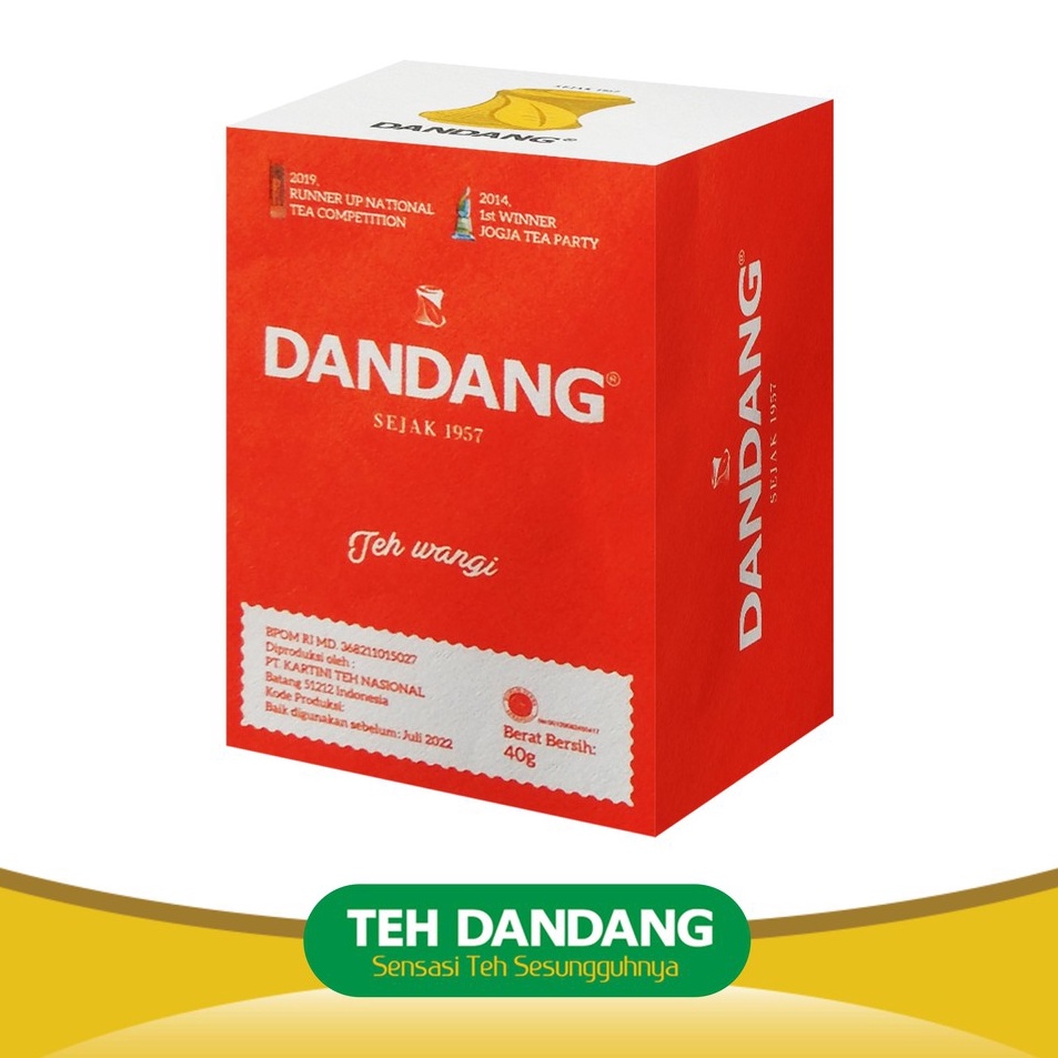 

[KODE PRODUK YJTCI9946] Teh Dandang Merah 40gr - Teh Tubruk - 1 Slop isi 10 Box 40gr