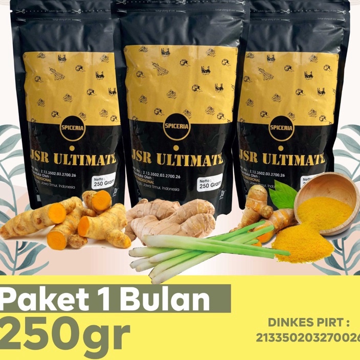 

12.12 Flash Sale [PROMO] Ramuan JSR paket 1 bulan isi 250 gram include sendok takar !!