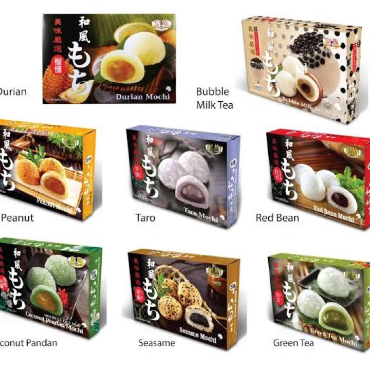 

Terlaris Today Royal Family Mochi Taiwan Mochi 210g Royal Family Red Bean Mochi Matcha Mochi grosir