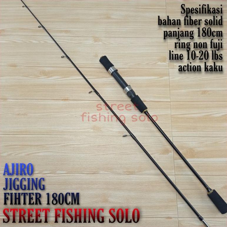 Promo Joran Ajiro Jigging Fighter 180 Cm Cod Msx