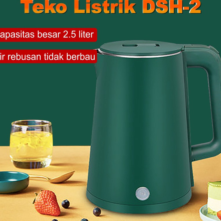 ➷➷✻✫ Pemanas Air Electric Kettle Boiling Water Ketel Air Panas 2.5 Liter Teko Listrik Diskon