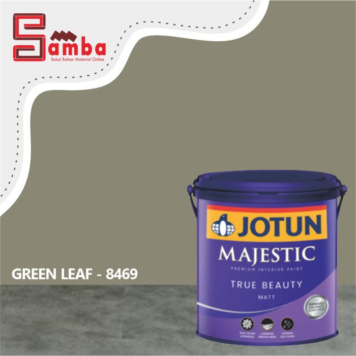 JOTUN MAJESTIC 8469 GREEN LEAF TRUE BEAUTY MATT 2,5 LTR