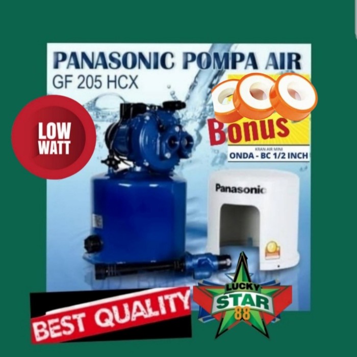 Mesin pompa air jet pump PANASONIC GF205HCX sumur dalam 30 GF 205 HCX