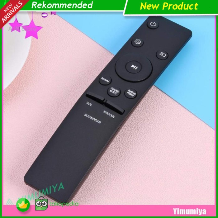 Terlaris New Remote Control Ah59-02758A Untuk Samsung Soundbar Hw-M360 Hw-M370