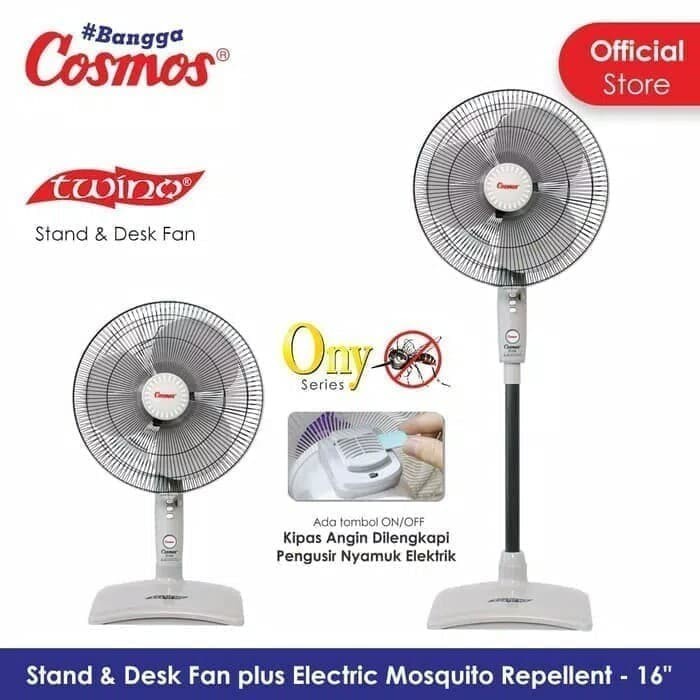 Terlaris Cosmos Kipas Angin Stand Fan Cosmos Twino Sn Ony 16"