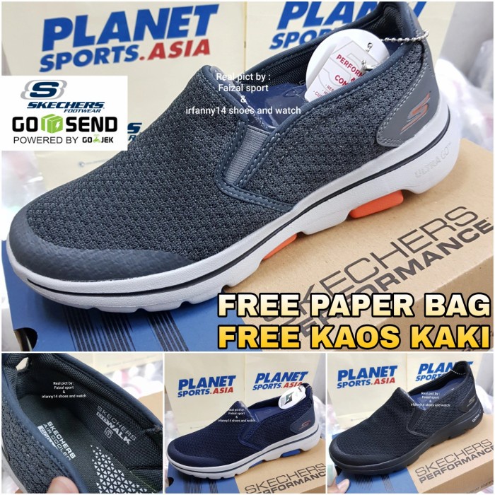 Terlaris Sepatu Skechers Go Walk 5 Apprize Skechers Pria