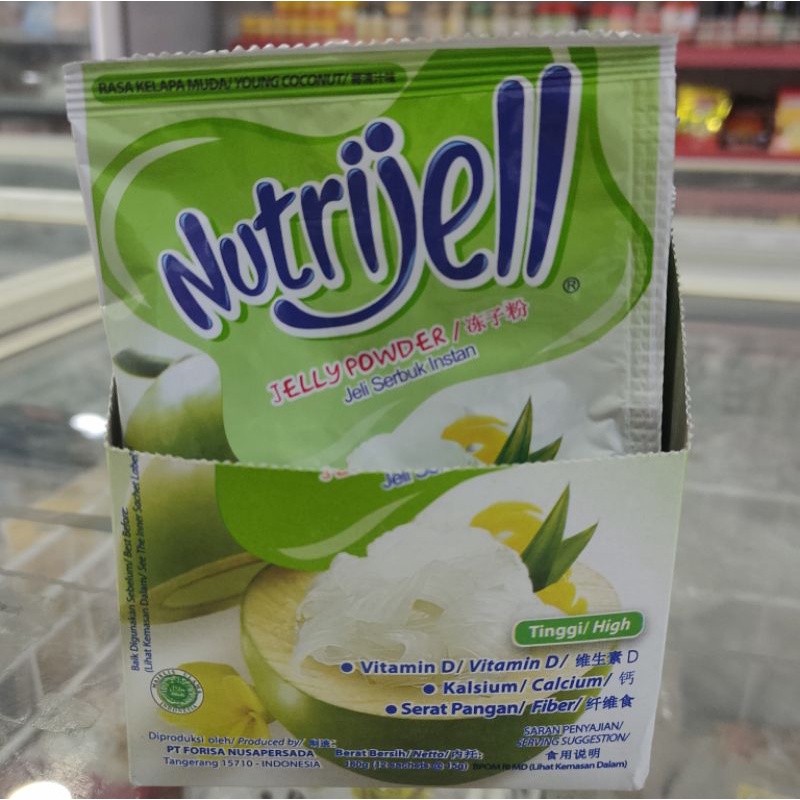 

Nutrijell jelly Rasa Kelapa Muda 15g