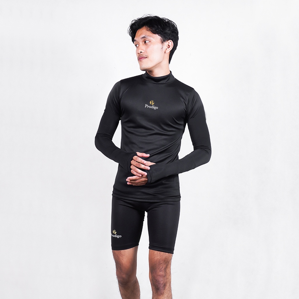 Prodigo * Short Pants Sipora I Celana Legging Baselayer Pria Original I Manset Celana Olahraga Unisex I Legging Pendek Terbaru-PAKET 2 IN 1