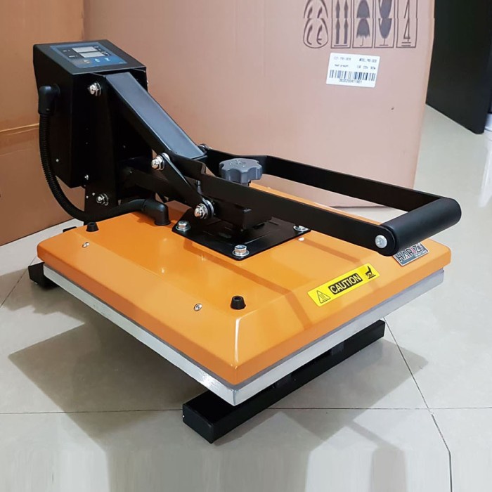 Mesin Press Kaos 3838 Alat Pres Sablon Baju Digital Listrik Low Watt