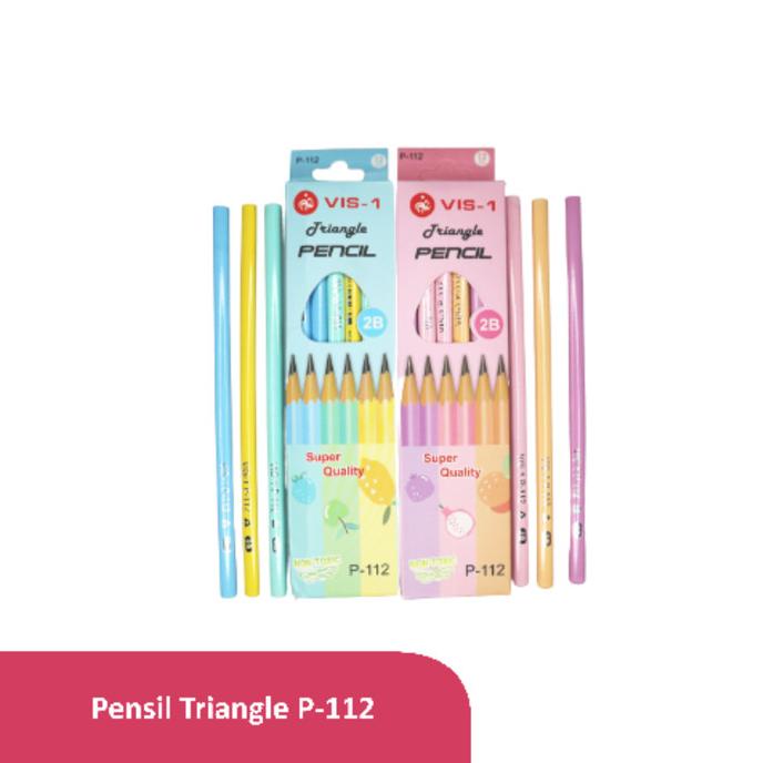 

VIS-1 Pensil Motif Pastel Colour 112 Per Pack
