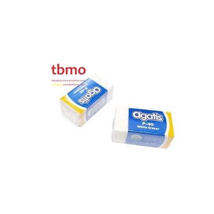 

TBMO ECER AGATIS ERASER ECO WHITE 32.2X16X13MM STAEDTLER / PENGHAPUS