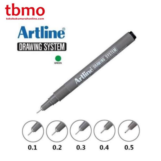 

TBMO DRAWING PEN ARTLINE GREEN / SPIDOL