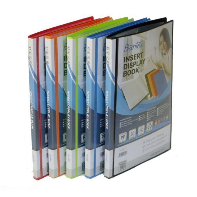 

TBMO PP INSERT DISPLAY BOOK FC 40 POCKETS BANTEX 3185I / CLEAR HOLDER