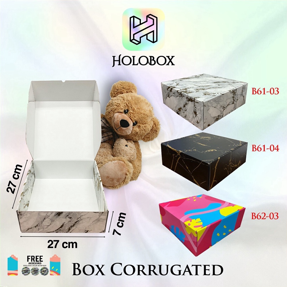 

Ready stock KOTAK KADO|KUE|PENYIMPANAN|SERBAGUNA|DUS|BOX|PACKAGING|B62 LIH