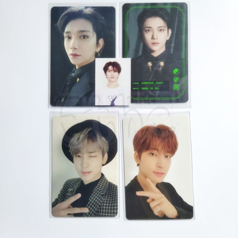 Joshua Wonwoo Game boi potter sg20 sg21 sg 2020 2021 Photocard PC Seventeen