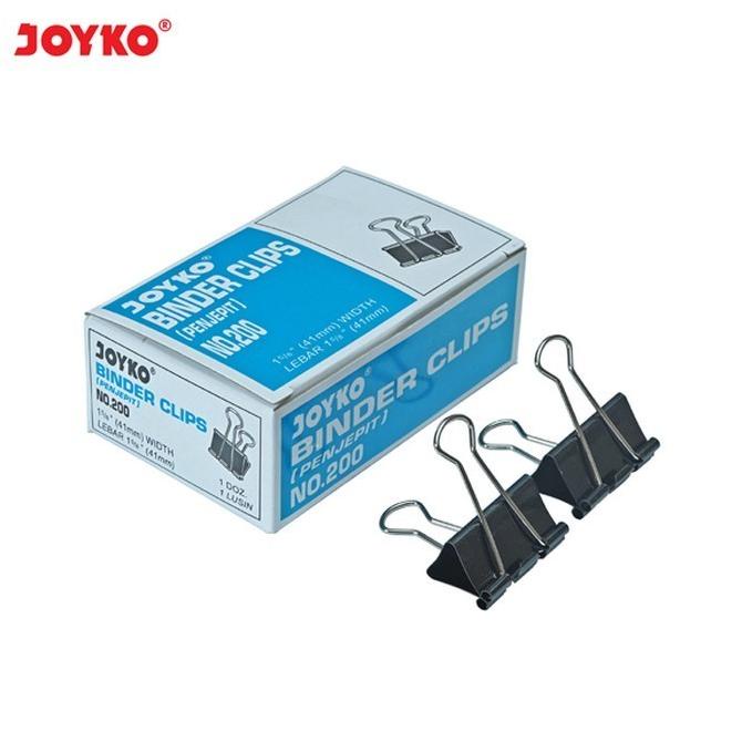 

PENJEPIT KERTAS / BINDER CLIP JOYKO 200 ISI 12