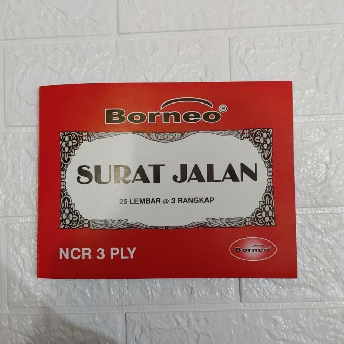 

SURAT JALAN NCR B3 3PLY BORNEO - SJ0B0001 / SURAT JALAN B3 RANGKAP 3