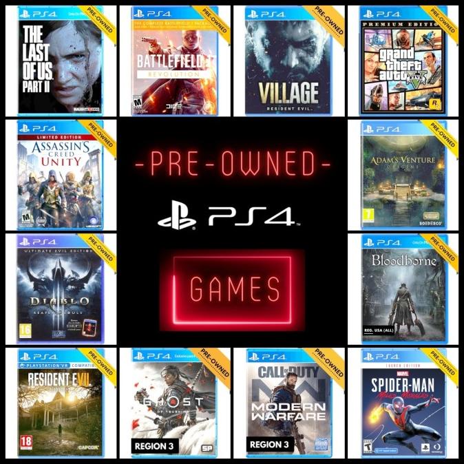 Ps4 Games Kaset Bd Cd Game Ps4 Seken Bekas Second Original