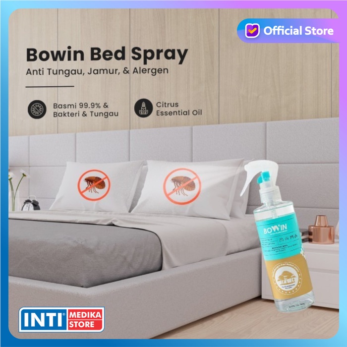 BOWIN - DISINFEKTAN BED SPRAY 250ML ANTI TUNGAU KASUR & BAKTERI JAMUR