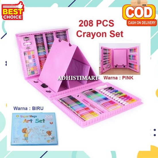 

Colouring Set Tidak Beracun Oil Pastel Warna Cerah Alat Melukis Non Toxic Pensil Warna Lengkap Perlengkapan Menggambar Alat Tulis Anak Tk Sd Krayon Set Crayon Set Anak Drawing Stationary Alat Mewarnai Anak Perempuan Laki ~ Hm8 ~ 208Pcs Set Crayon Ana