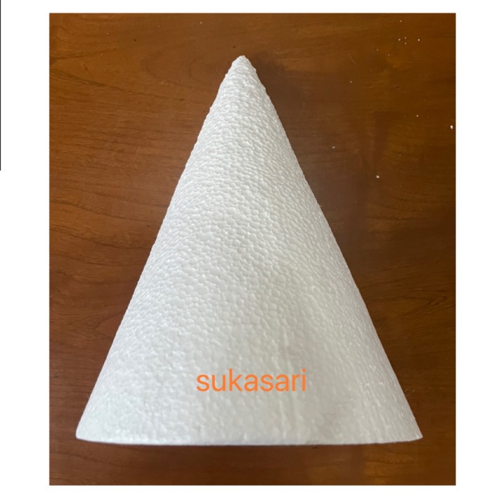 

Terlaris Styrofoam Gabus Dummy Kerucut Cone Diameter 20Cm Tinggi 30Cm