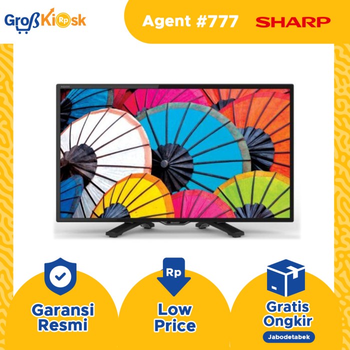 {{COD AKTIF}} TV LED SHARP 24 INCH DIGITAL TV 2T-C24DC1I 24DC1I 24DC1i TERBAIK Kode 52