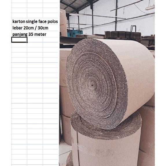 

Trending Karton Lembaran Polos Single Face 1 Roll Uk. Lebar 30 Cm X 35 Meter