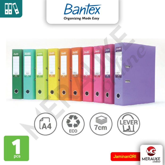 

Terlaris Ordner Bantex Level Arch File A4 1450