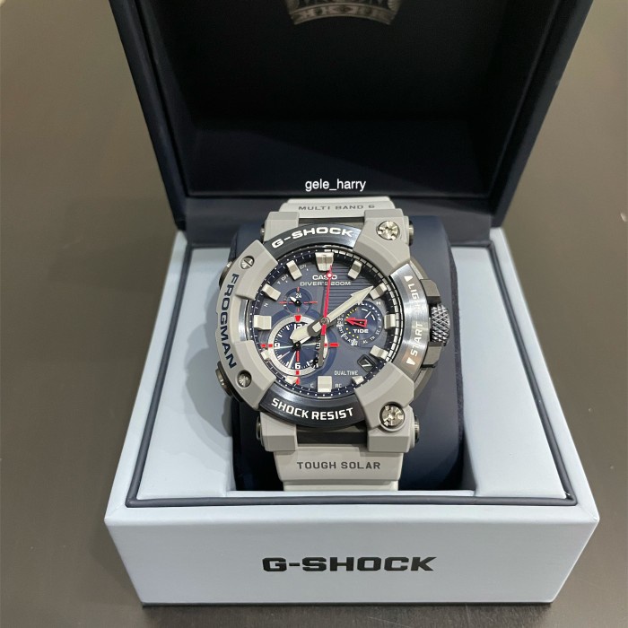 PROMO CASIO FROGMAN GWF A1000RN-8ADR ROYAL NAVY LIMITED EDITION TERBARU