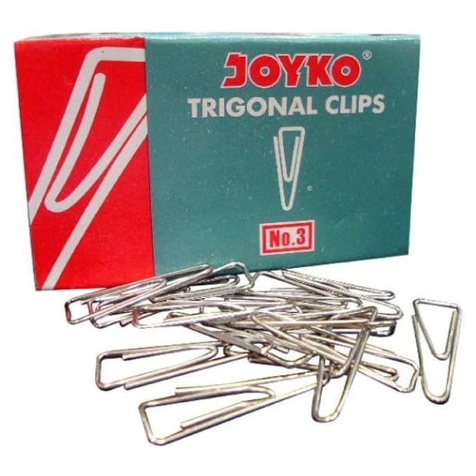 

Paper Clip Trigonal / Klip Penjepit Kertas No. 3 sellanorimart
